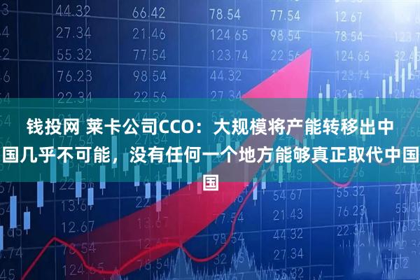 钱投网 莱卡公司CCO：大规模将产能转移出中国几乎不可能，没有任何一个地方能够真正取代中国