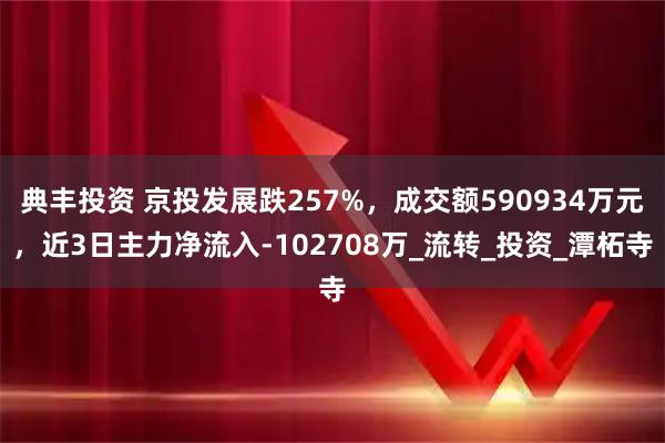 典丰投资 京投发展跌257%，成交额590934万元，近3日主力净流入-102708万_流转_投资_潭柘寺